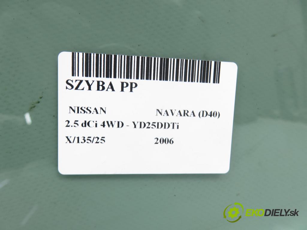 NISSAN NP300 NAVARA (D40) PICK-UP 2006 126,00 2.5 dCi 171 2488,00 okno PP
