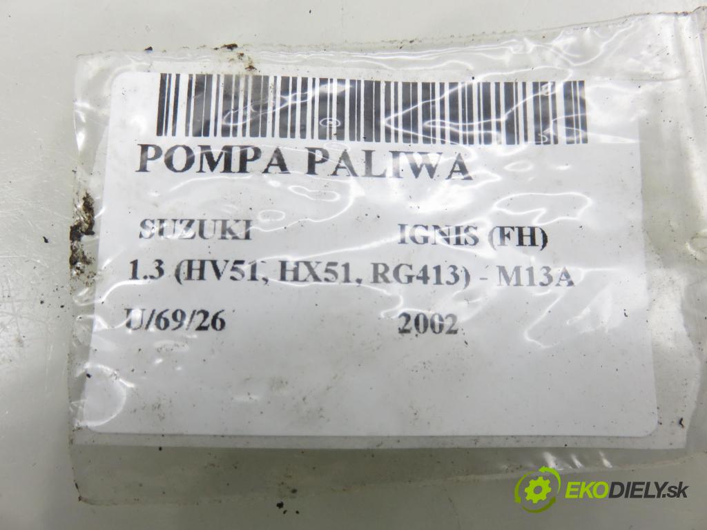 SUZUKI IGNIS (FH) HB 2002 61,00 1.3 (HV51, HX51, RG413) - M13A 1328,00 Pumpa paliva