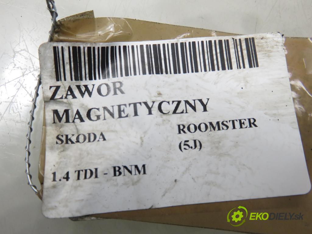 SKODA ROOMSTER (5J) HB 2010 51,00 1.4 TDI - BNM 1422,00 VENTIL magnetický 6Q0906625F