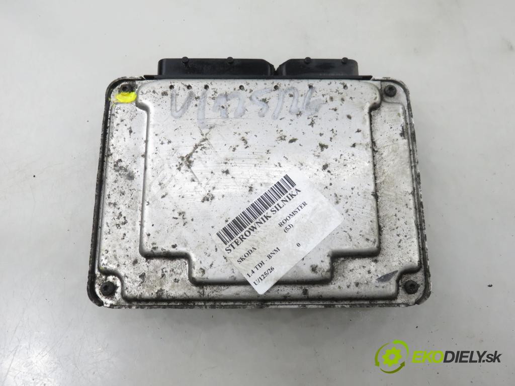 SKODA ROOMSTER (5J) HB 2010 51,00 1.4 TDI - BNM 1422,00 Riadiaca jednotka Motor 045906019CJ ; 0281013180