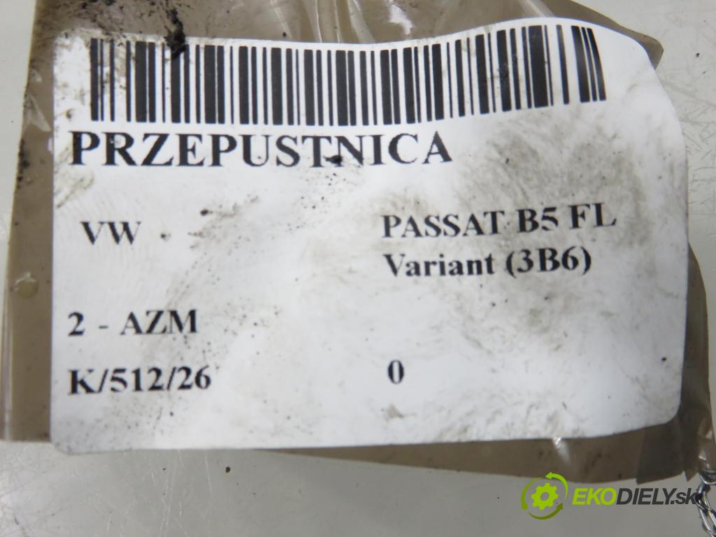 VW PASSAT B5.5 Variant (3B6) KOMBI 2001 85,00 2 - AZM 1984,00 škrtíci klapka 06B133062L ; 408238323006 (Škrticí klapka)