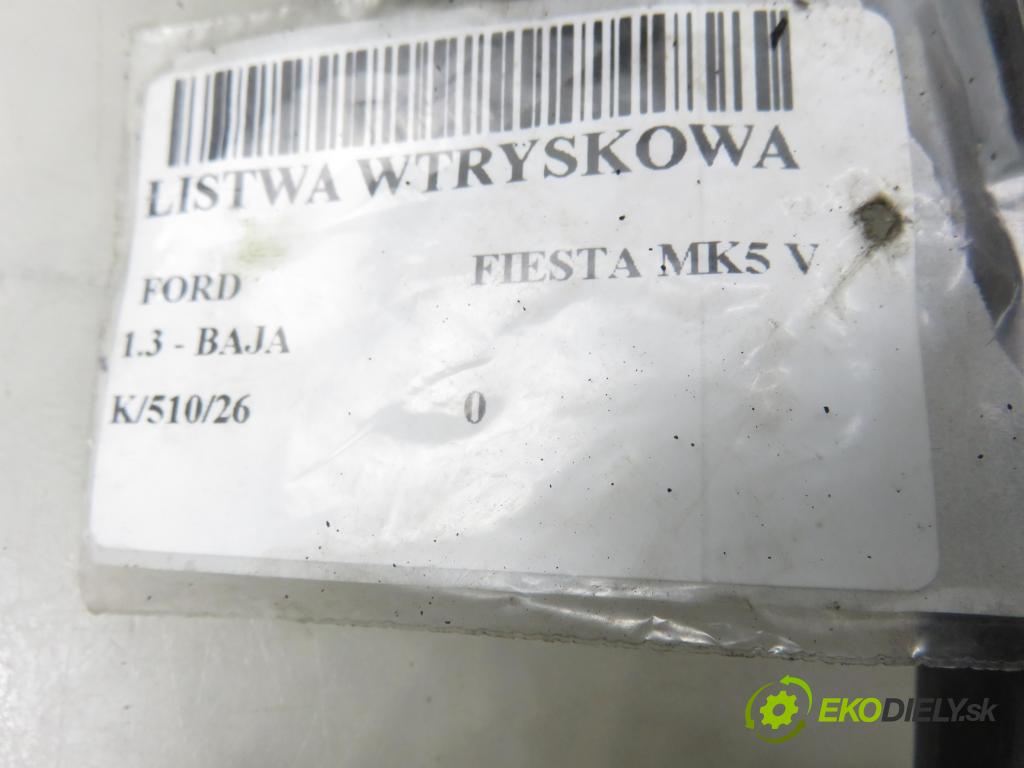 FORD FIESTA V (JH_, JD_) HB 2002 44,00 1.3 - BAJA 1299,00 Lišta vstrekovacia 2N1U9D280CA ; 2N1U9F593KA ; IWP119 (Vstrekovacia lišta)