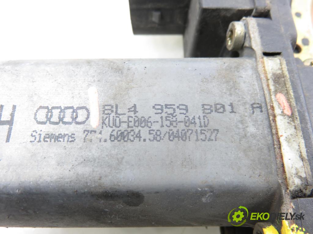 AUDI A3 (8L1) HB 2001 75,00 1.6 - AVU 1595,00 Motorček sťahovania okien LT 8L4959801A