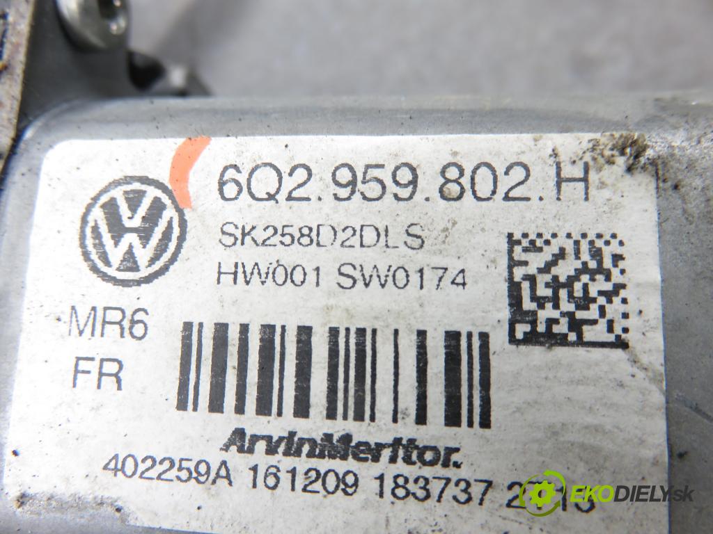 SKODA ROOMSTER (5J) HB 2010 51,00 1.4 TDI - BNM 1422,00 Mechanizmus okien 5J7837401L ; 6Q2959802H