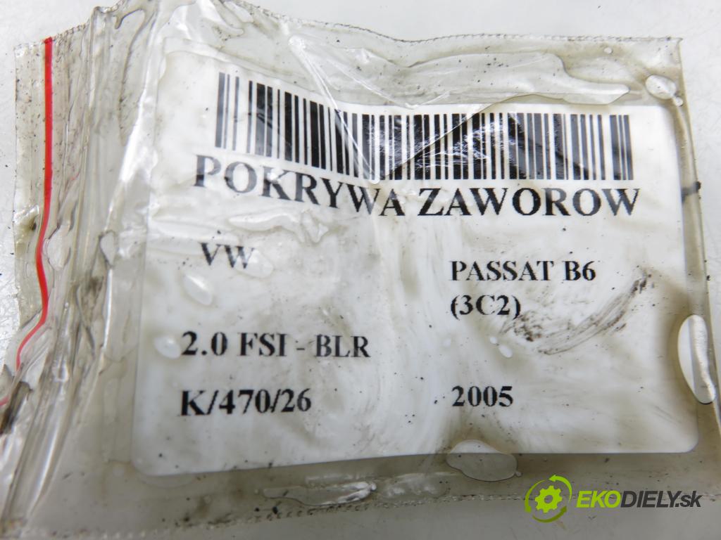 VW PASSAT B6 (3C2) SEDAN 2005 110,00 2.0 FSI - BLR 1984,00 Kryt Ventilov 06F103469D