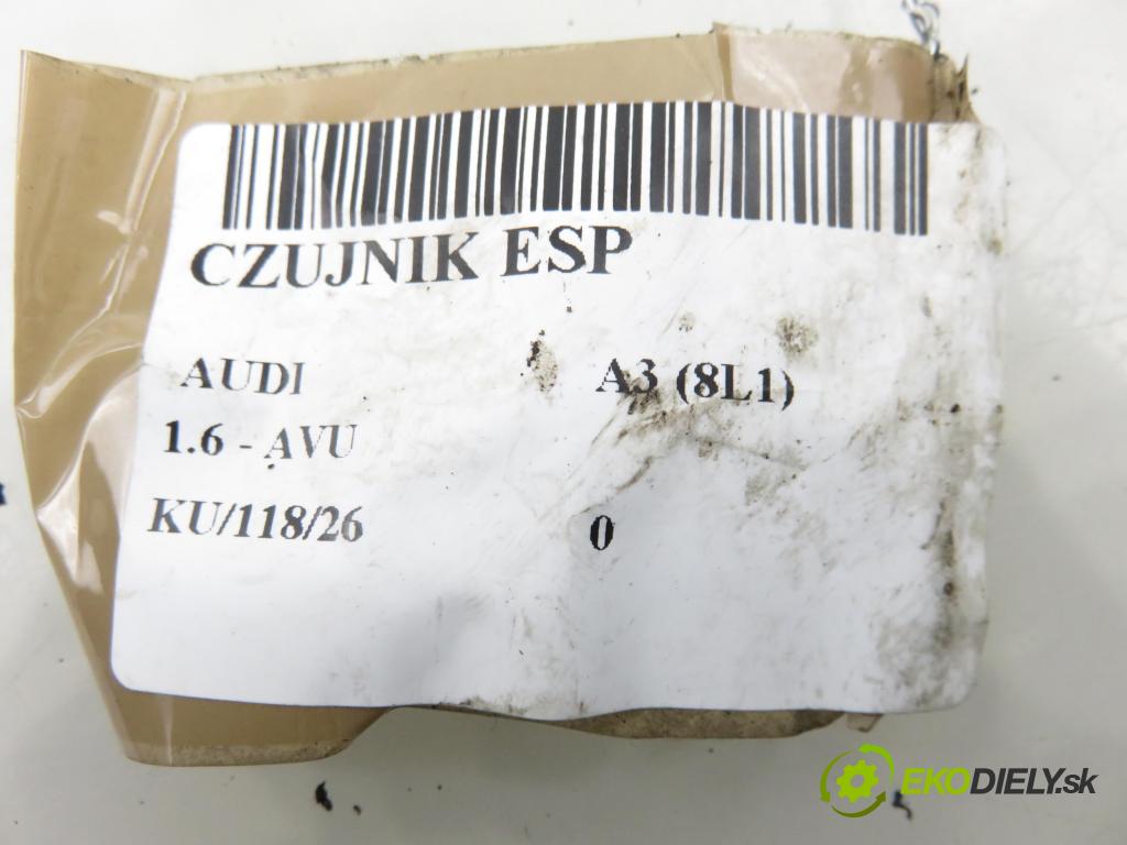 AUDI A3 (8L1) HB 2001 75,00 1.6 - AVU 1595,00 Snímač ESP 1J0907657B ; 10098001121 ; 1J0907651A