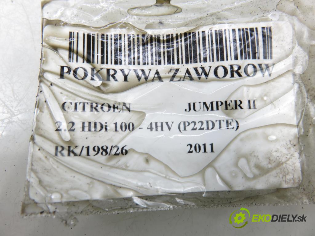 CITROEN JUMPER Skrzynia FURGON 2011 74,00 2.2 HDi 100 - 4HV (P22DTE) 2198,00 Kryt Ventilov 6C1Q6K271BH