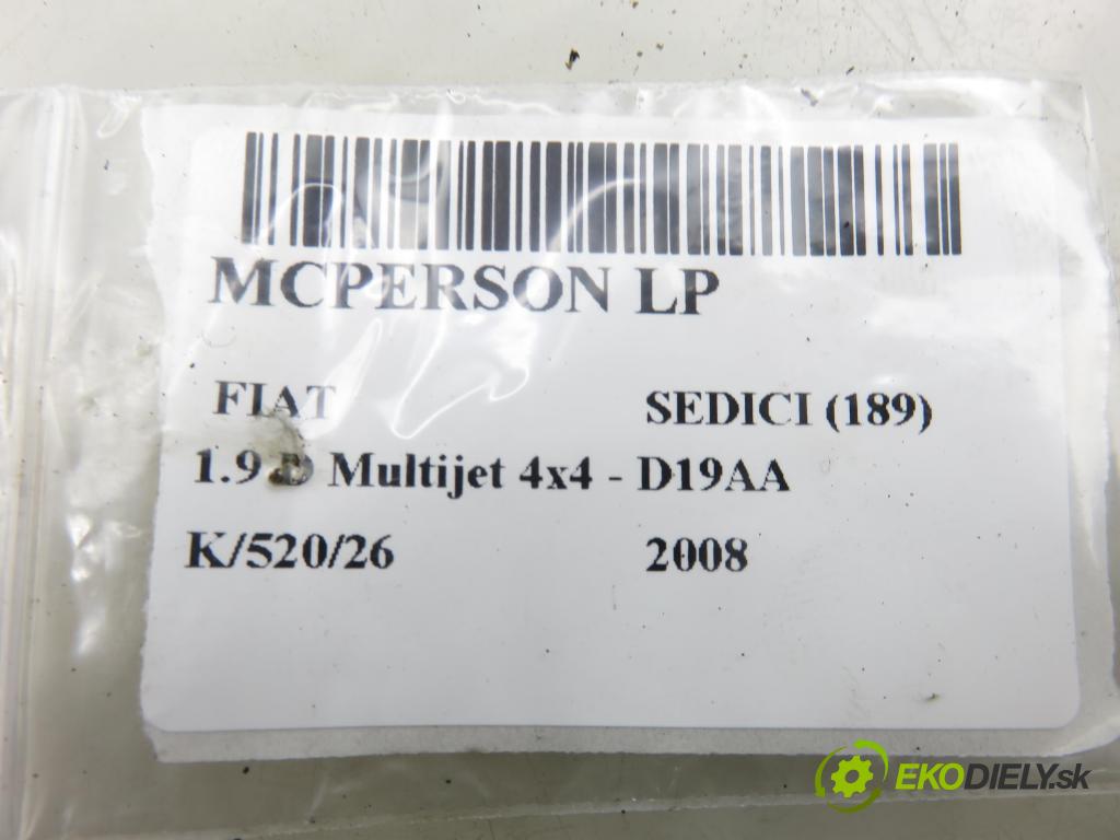 FIAT SEDICI (189_) CROSSOVER 2008 88,00 1.9 D Multijet 120 4x4 - D19AA 1910,00 MCPERSON LP 