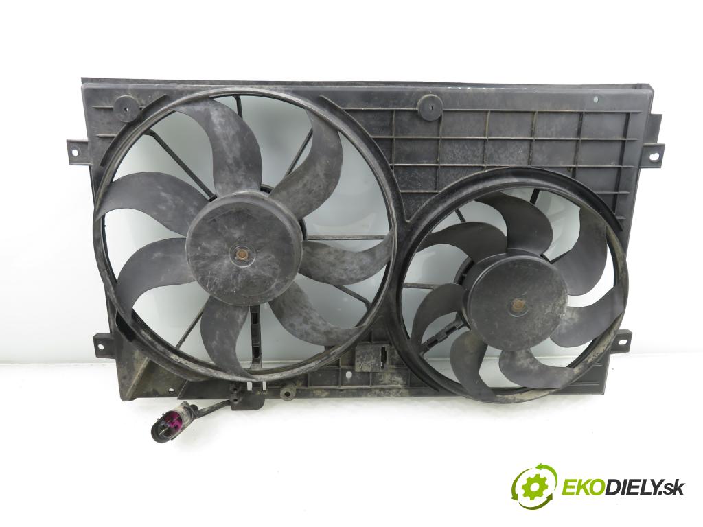 AUDI A3 (8P1) HB 2003 77,00 1.9 TDI PD 105 - BKC 1896,00 Ventilátor chladič klíma/voda 1K0121207BB