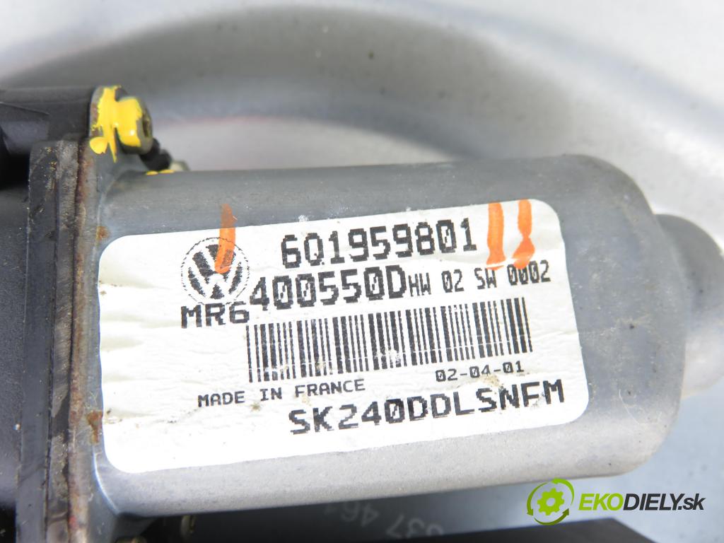 SKODA FABIA I (6Y2) HB 2001 44,00 1.4 - AZF 1397,00 Mechanizmus okien 6Q1959801