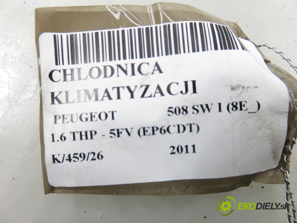 PEUGEOT 508 SW I (8E_) KOMBI 2011 115,00 1.6 THP - 5FV (EP6CDT) 1598,00 chladič klimatizace 9684993080 (Chladič klimatizace)