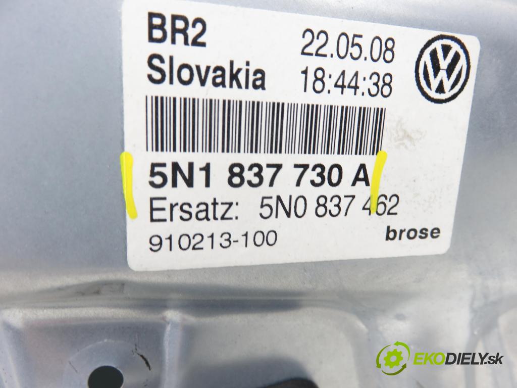VW TIGUAN (5N_) SUV 2008 103,00 2.0 TDI 4motion - CBAB 1968,00 Mechanizmus okien 5N0959702A ; 5N1837730A ; 1K0959792K