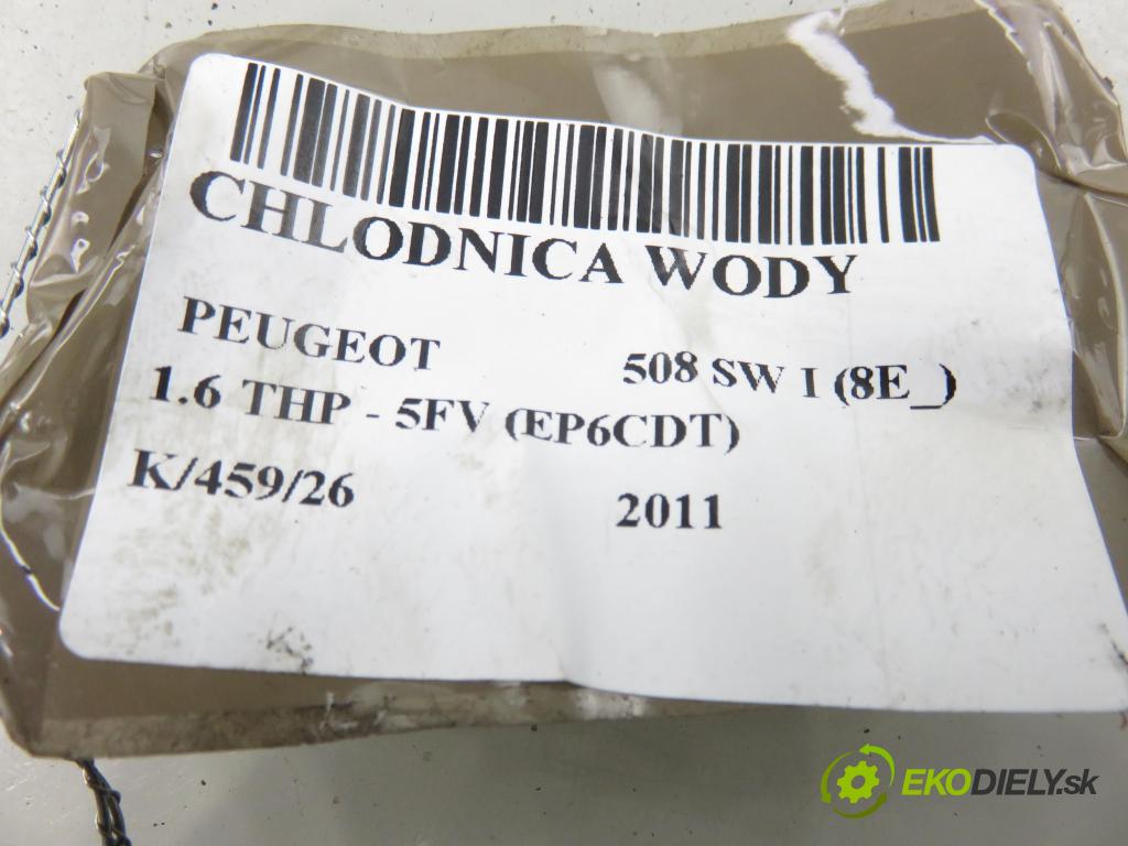 PEUGEOT 508 SW I (8E_) KOMBI 2011 115,00 1.6 THP - 5FV (EP6CDT) 1598,00 chladič vody 9688421380