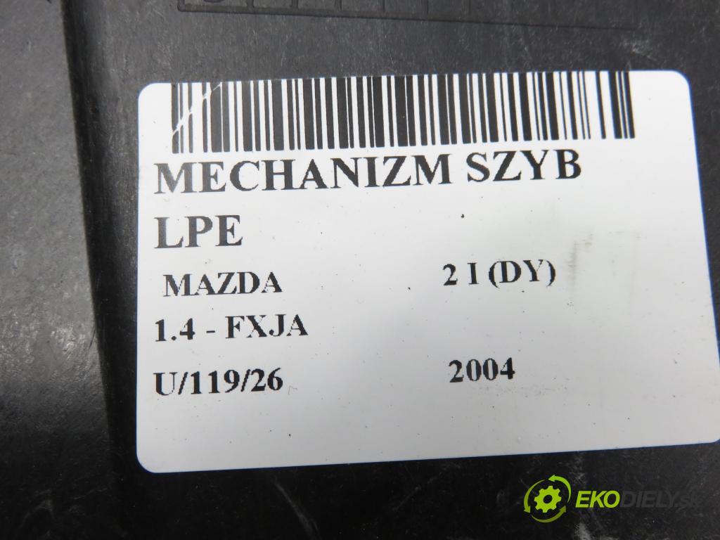 MAZDA 2 (DY) HB 2004 59,00 1.4 - FXJA 1388,00 Mechanizmus okien 3M71A045H17A