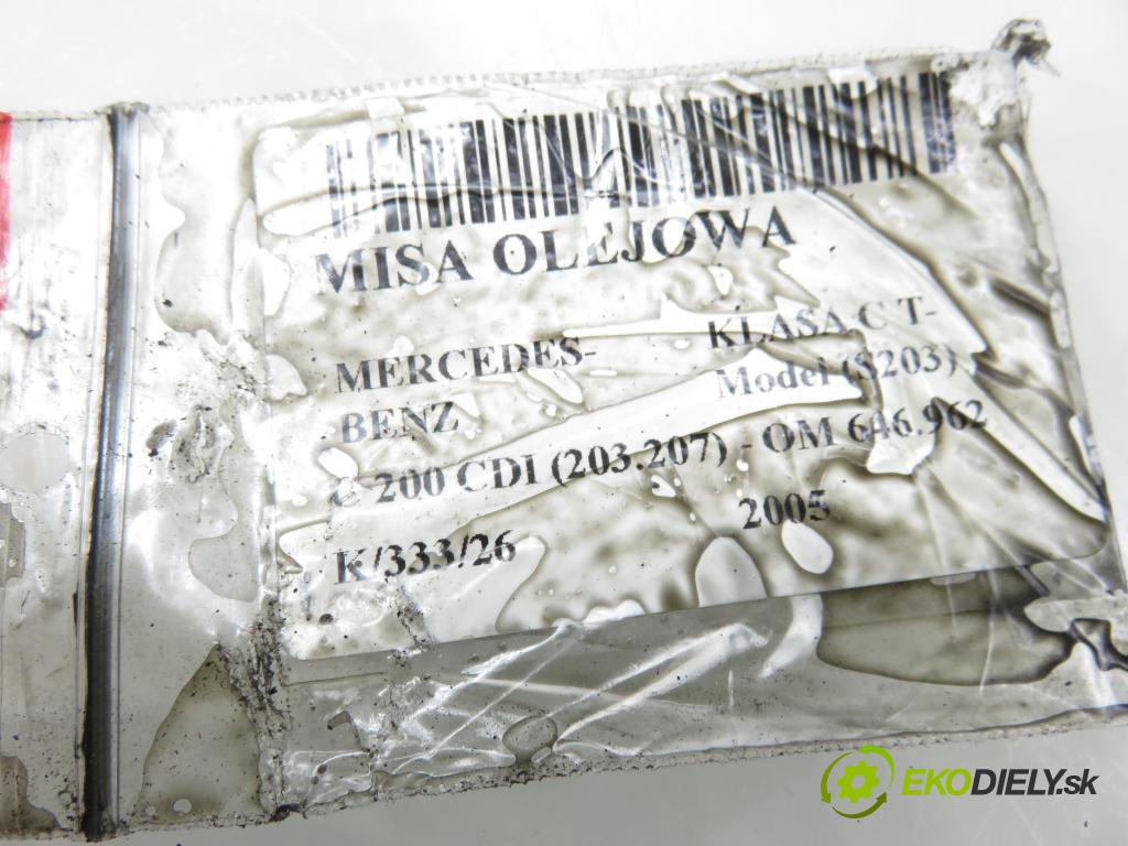 MERCEDES-BENZ KLASA C T-Model (S203) KOMBI 2005 90,00 C 200 CDI (203.207) 122 - OM 646.962 2148,00 vana olejová 6460141902 (Olejová vana)