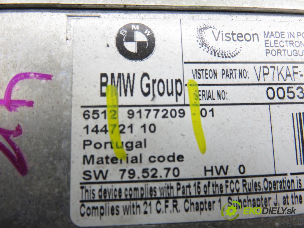 BMW 1 (E87) HB 2007 0,00 118 d - N47 D20 A 1995,00 RADIO CD 9177209