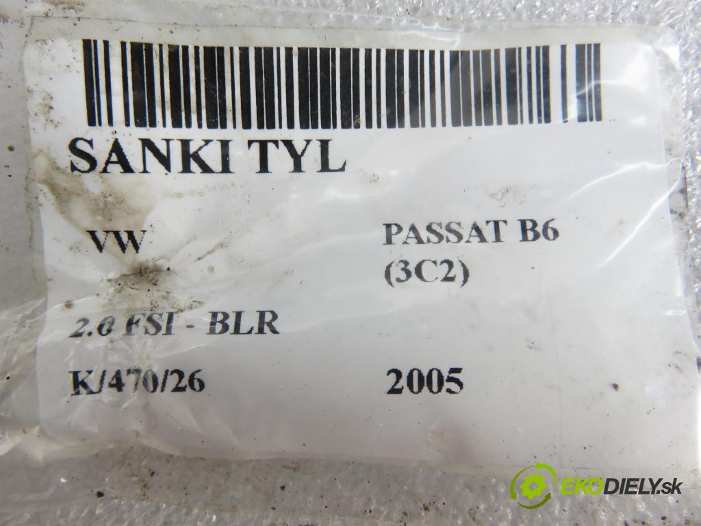 VW PASSAT B6 (3C2) SEDAN 2005 110,00 2.0 FSI - BLR 1984,00 zadné