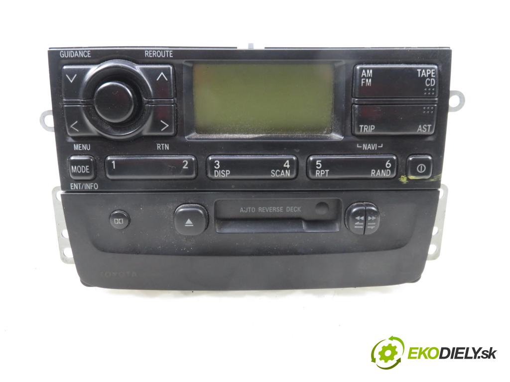 TOYOTA AVENSIS (_T22_) SEDAN 2000 81,00 2.0 D-4D (CDT220_) - 1CD-FTV 1995,00 RADIO 8611005010