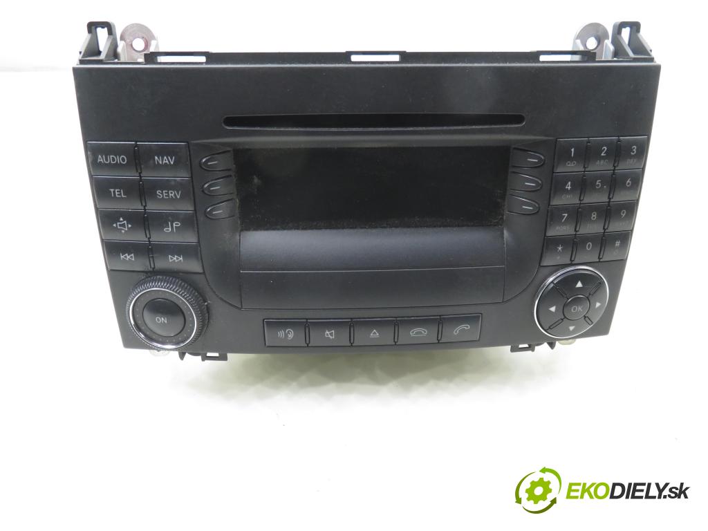 MERCEDES-BENZ KLASA A (W169) HB 2005 80,00 2.0 CDI 109 - OM 640.940 1991,00 RADIO CD 1698205089 ; 2038270062
