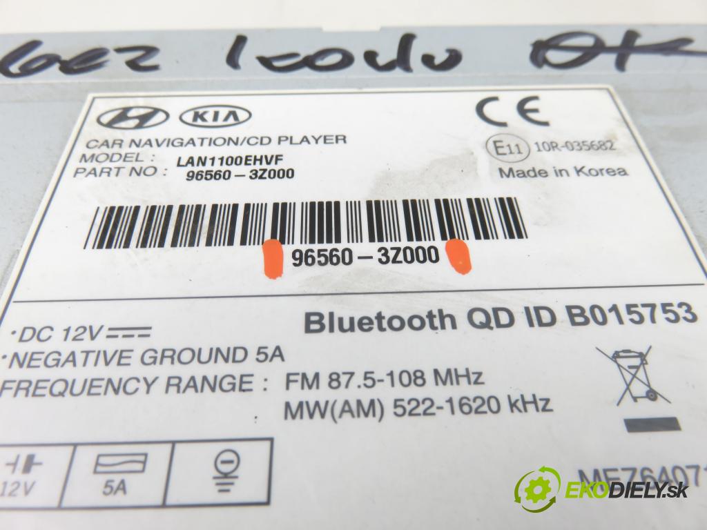 HYUNDAI i40 CW (VF) KOMBI 2012 100,00 1.7 CRDi 136 - D4FD 1685,00 RADIO CD 965603Z000