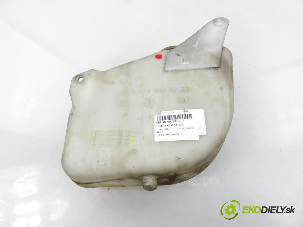 MERCEDES-BENZ VIANO (W639) VAN 2004 110,00 CDI 2.2 150 - OM 646.982 2148,00 Nádržka ostrekovačov 6398690220 ; 6398600560 ; 6398600960 (Kľučka dverí ostatné)