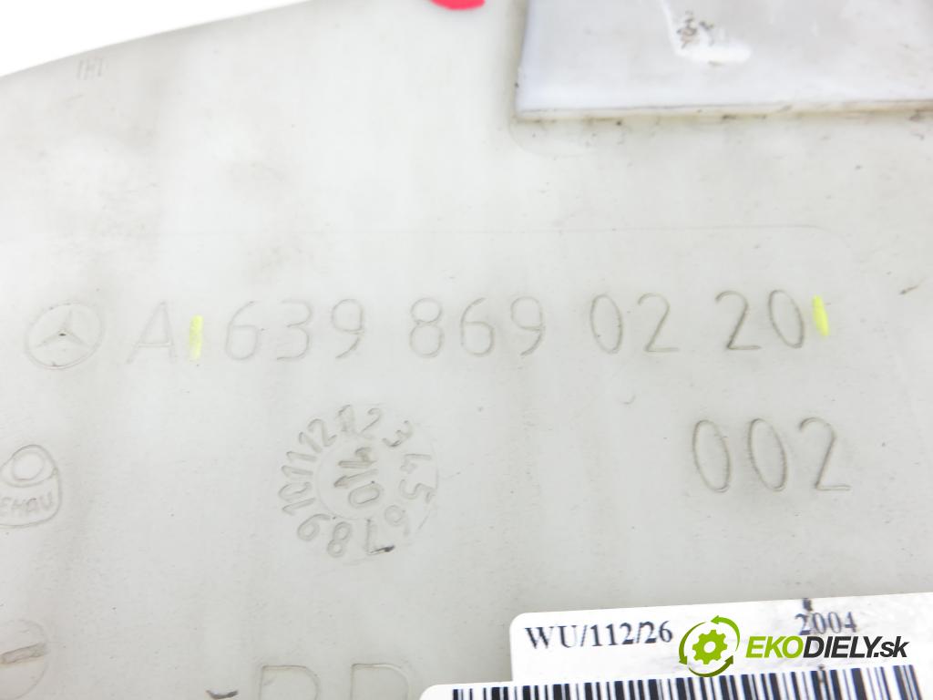 MERCEDES-BENZ VIANO (W639) VAN 2004 110,00 CDI 2.2 150 - OM 646.982 2148,00 Nádržka ostrekovačov 6398690220 ; 6398600560 ; 6398600960 (Kľučka dverí ostatné)