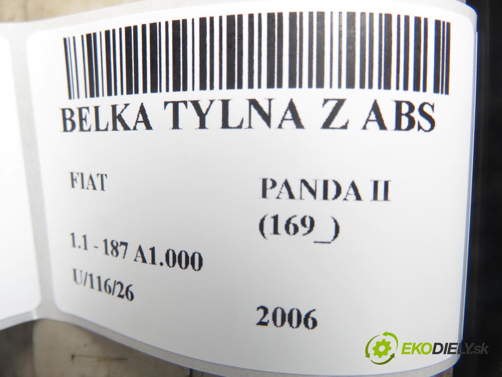 FIAT PANDA (169_) HB 2006 40,00 1.1 54 - 187 A1.000 1108,00 Výstuha zadná ABS