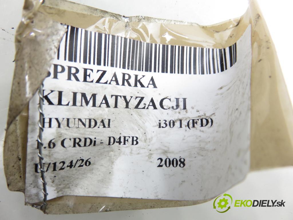 HYUNDAI i30 (FD) HB 2008 85,00 1.6 CRDi - D4FB 1582,00 KOMPRESOR: klimatizácie F500AN6CA06 (Kompresor klimatizácie)