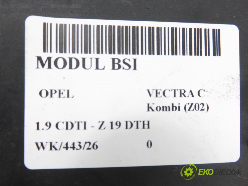 OPEL VECTRA C Kombi (Z02) KOMBI 2004 110,00 1.9 CDTI - Z 19 DTH 1910,00 MODUL BSI 13189928EZ
