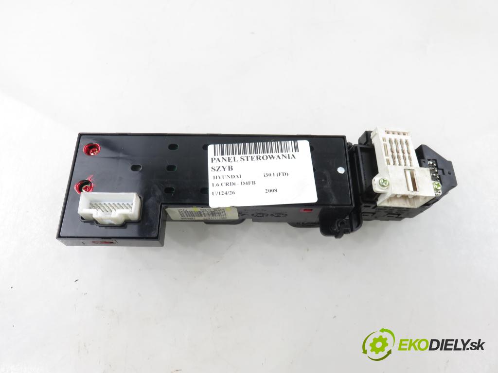 HYUNDAI i30 (FD) HB 2008 85,00 1.6 CRDi - D4FB 1582,00 Panel ovládania okien 935702L000