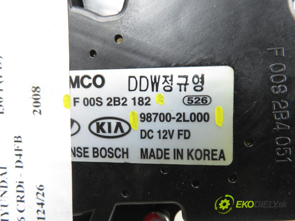 HYUNDAI i30 (FD) HB 2008 85,00 1.6 CRDi - D4FB 1582,00 Motorček stierače zadné 987002L000 ; F00S2B2182