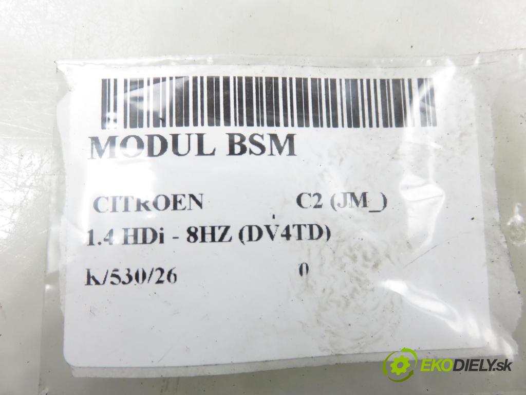 CITROEN C2 (JM_) HB 2006 50,00 1.4 HDi 68 8V - 8HZ 1398,00 MODUL BSM 9659741780 ; S11552626