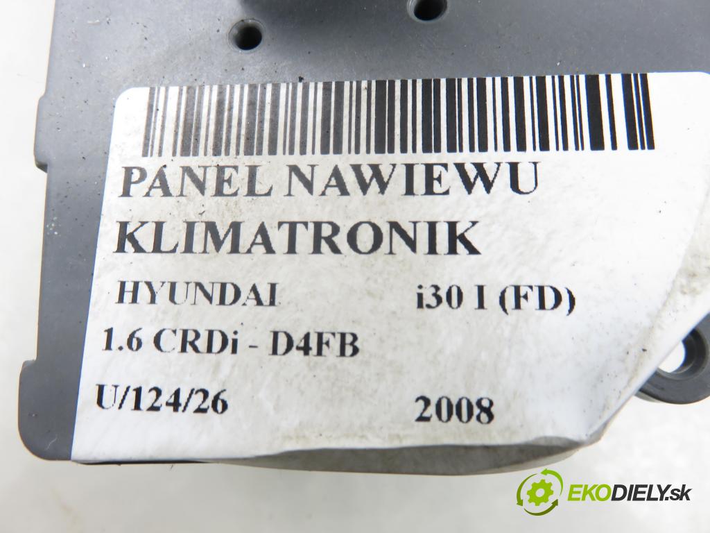 HYUNDAI i30 (FD) HB 2008 85,00 1.6 CRDi - D4FB 1582,00 Panel kúrenia KLIMATRONIK 972502L610
