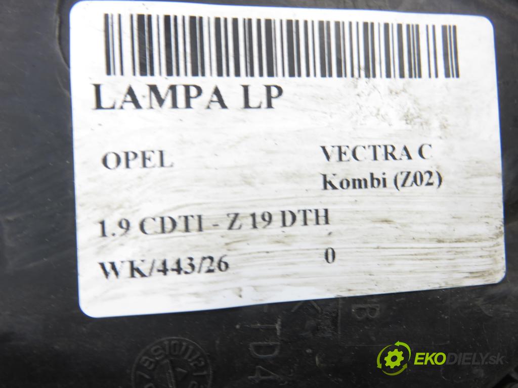 OPEL VECTRA C Kombi (Z02) KOMBI 2004 110,00 1.9 CDTI - Z 19 DTH 1910,00 Svetlo LP