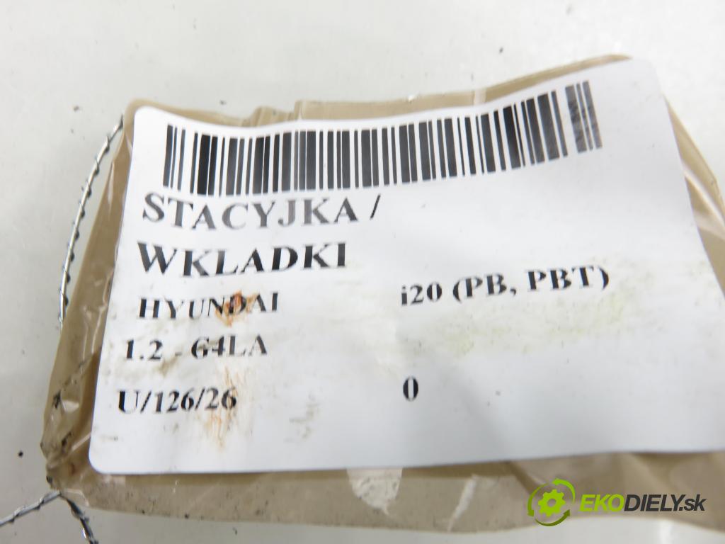 HYUNDAI i20 (PB, PBT) HB 2009 57,00 1.2 - G4LA 1248,00 spinačka / zámky