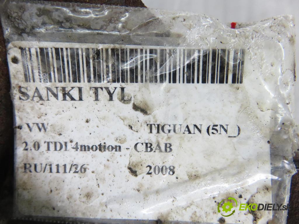 VW TIGUAN (5N_) SUV 2008 103,00 2.0 TDI 4motion - CBAB 1968,00 zadné 5N0505235L