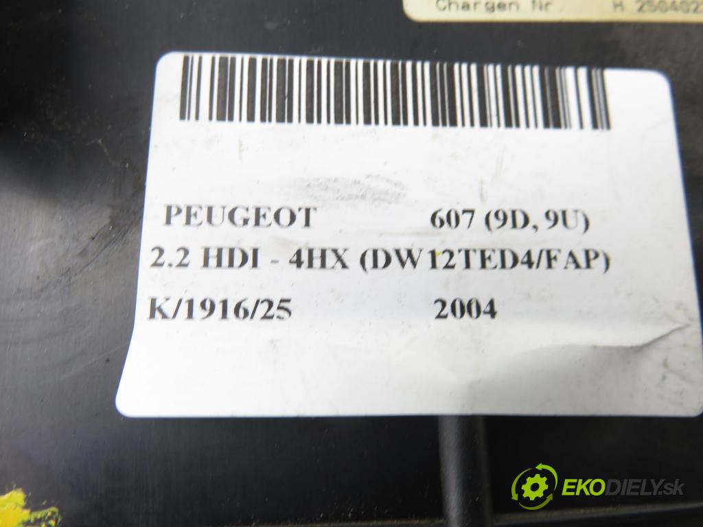 PEUGEOT 607 (9D, 9U) SEDAN 2004 98,00 2.2 HDI - 4HX (DW12TED4/FAP) 2179,00 Mechanizmus otvárania dverí kufor 6559RR