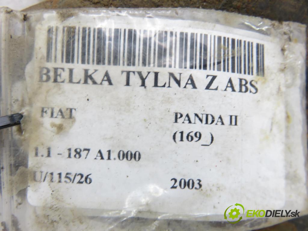 FIAT PANDA (169_) HB 2003 40,00 1.1 54 - 187 A1.000 1108,00 Výstuha zadná ABS