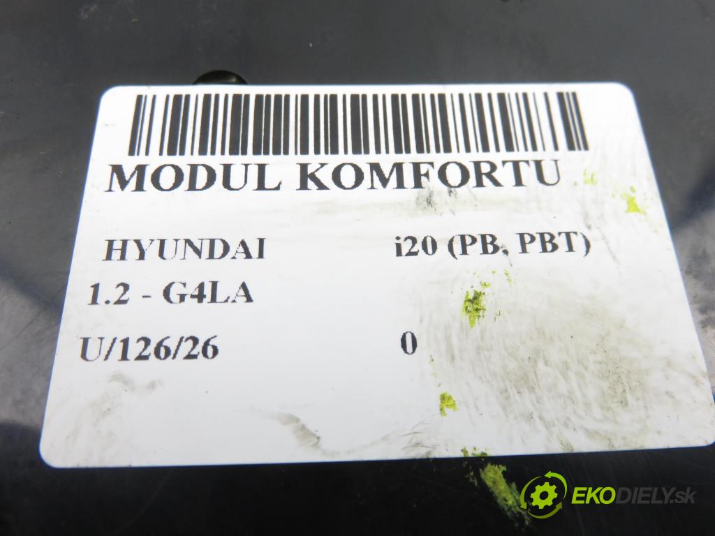 HYUNDAI i20 (PB, PBT) HB 2009 57,00 1.2 - G4LA 1248,00 MODUL BCM 954001J101