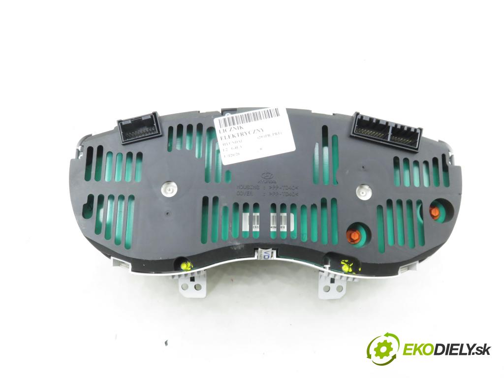 HYUNDAI i20 (PB, PBT) HB 2009 57,00 1.2 - G4LA 1248,00 Prístrojovka elektrický 940031J290