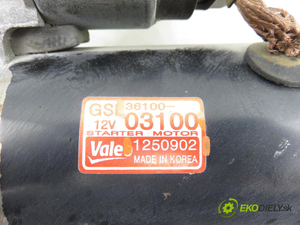 HYUNDAI i20 (PB, PBT) HB 2009 57,00 1.2 - G4LA 1248,00 Štartér 1250902 ; 3730003100 (Štartér)