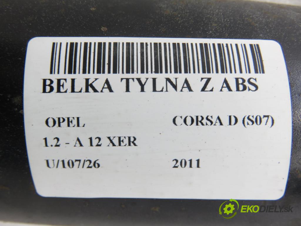 OPEL CORSA D (S07) HB 2011 0,00 1.2 - A 12 XER 1229,00 Výstuha zadná ABS