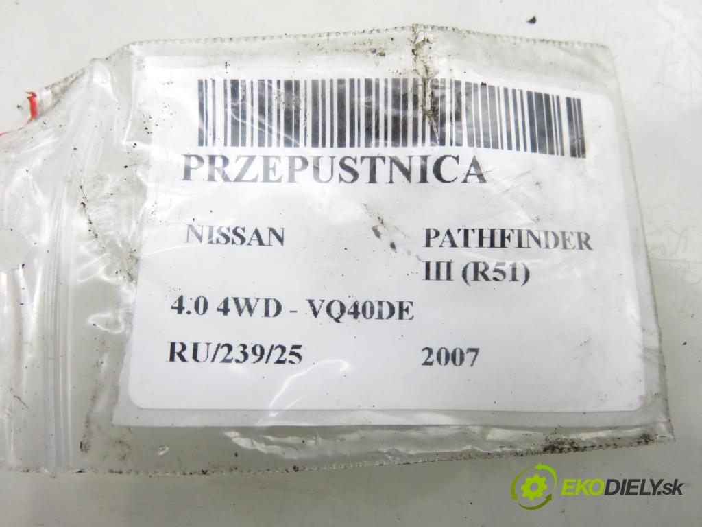 NISSAN PATHFINDER III (R51) TERENOWY 2007 198,00 4.0 4WD 269 - VQ40DE 3954,00 Škrtiaca klapka 161197S001 (Škrtiaca klapka)