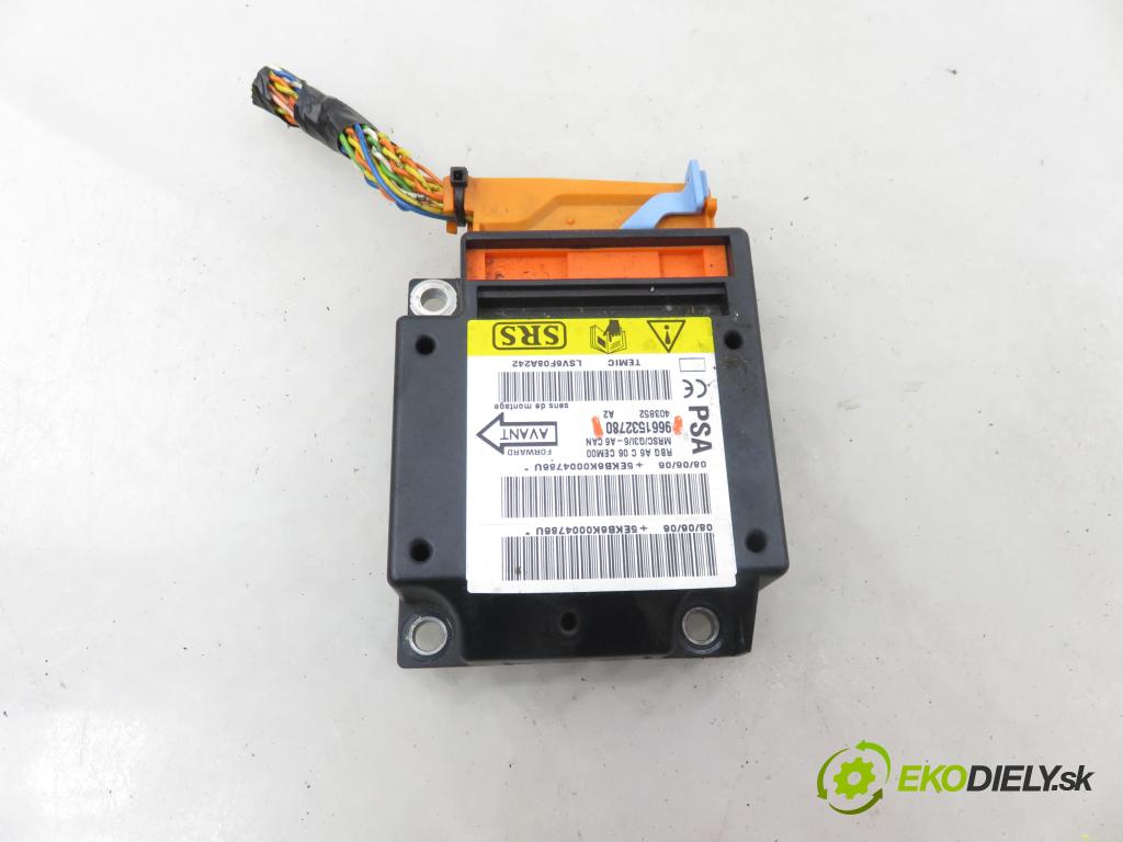 CITROEN C2 (JM_) HB 2006 50,00 1.4 HDi 68 8V - 8HZ 1398,00 MODUL air BAG 9661532780