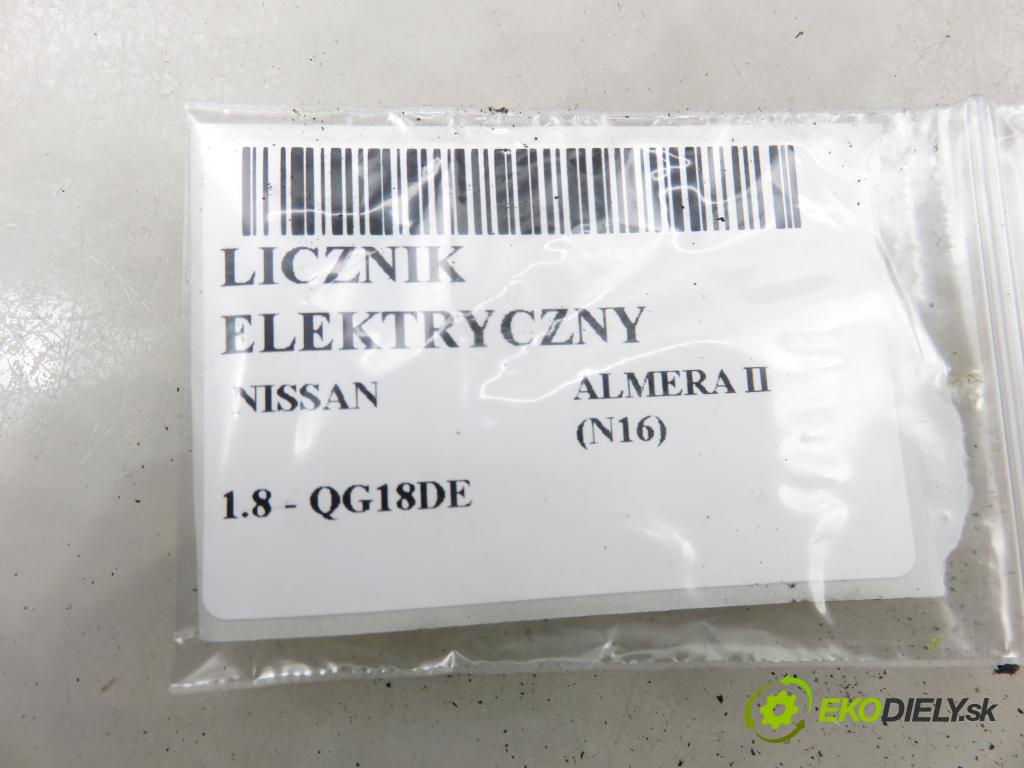 NISSAN ALMERA II Hatchback (N16) HB 2001 85,00 1.8 - QG18DE 1769,00 Prístrojovka elektrický BM562