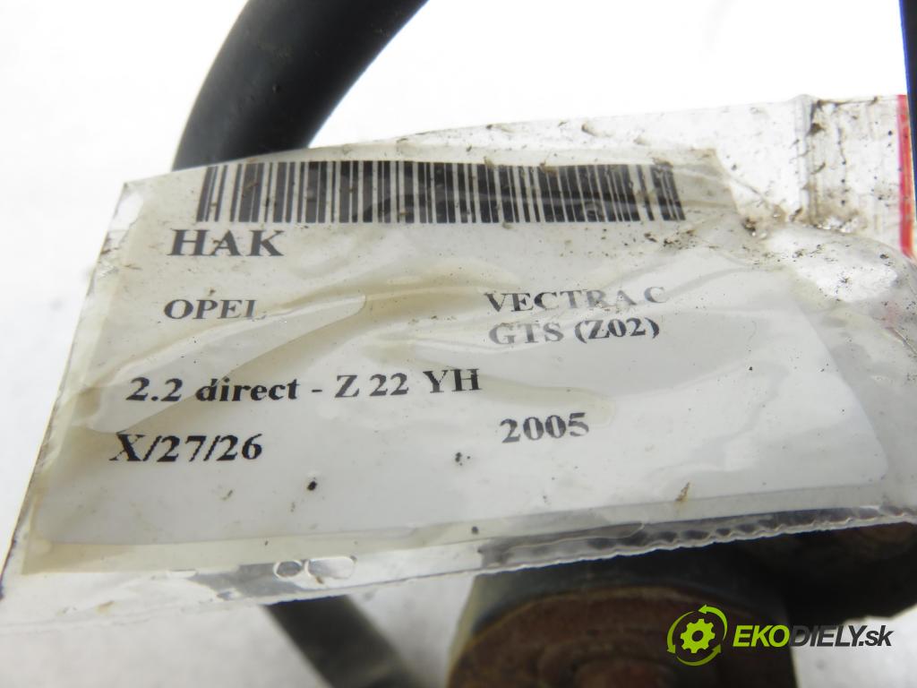 OPEL VECTRA C GTS (Z02) LIFTBACK 2005 114,00 2.2 direct 155 - Z 22 YH 2198,00 Hák 314257 ; 93179460