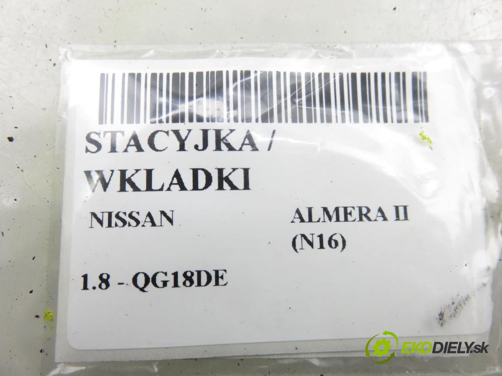 NISSAN ALMERA II Hatchback (N16) HB 2001 85,00 1.8 - QG18DE 1769,00 spinačka / zámky
