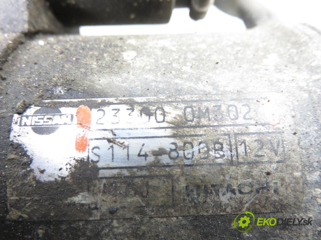 NISSAN ALMERA II Hatchback (N16) HB 2001 85,00 1.8 - QG18DE 1769,00 startér 233000M302 (Startér)