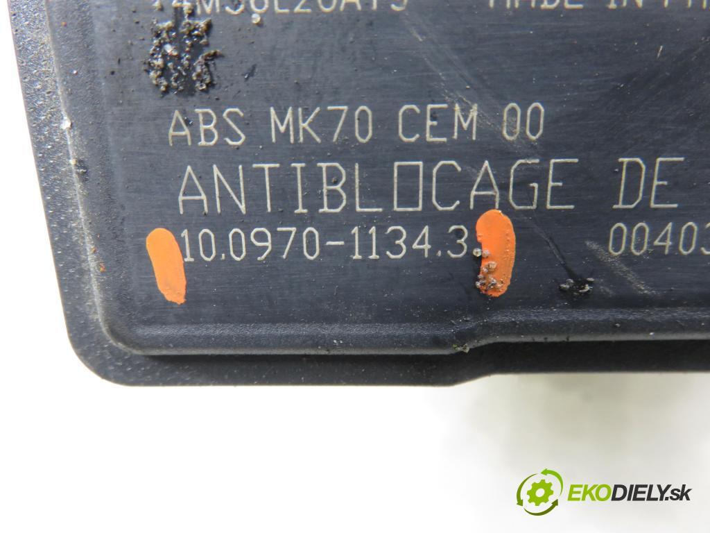 CITROEN C2 (JM_) HB 2006 50,00 1.4 HDi 68 8V - 8HZ 1398,00 pumpa ABS 10097011343 ; 9662150280 ; 10020700754 (Pumpa ABS)