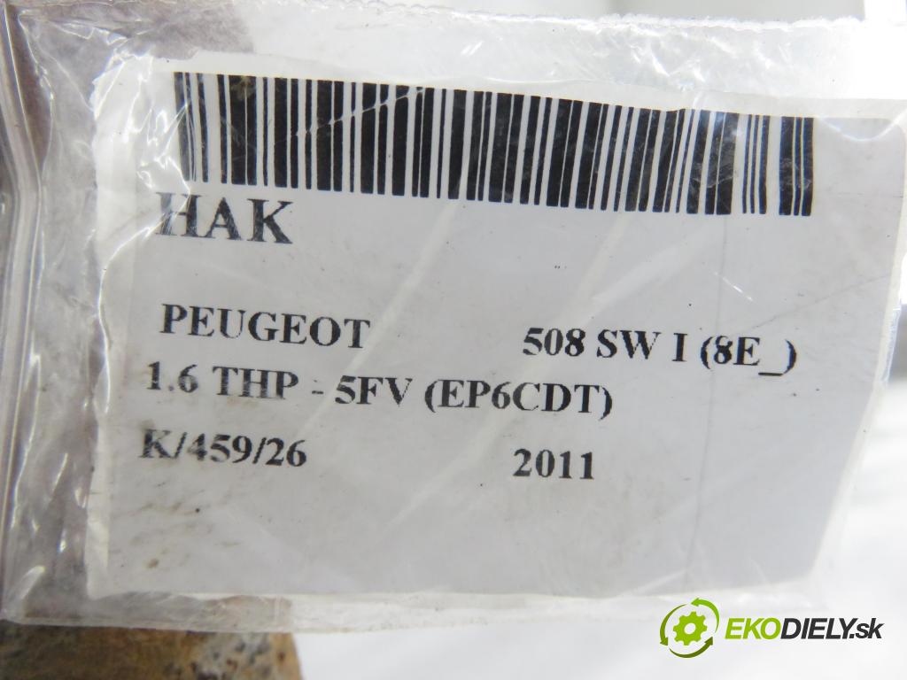 PEUGEOT 508 SW I (8E_) KOMBI 2011 115,00 1.6 THP - 5FV (EP6CDT) 1598,00 Hák 9627PG